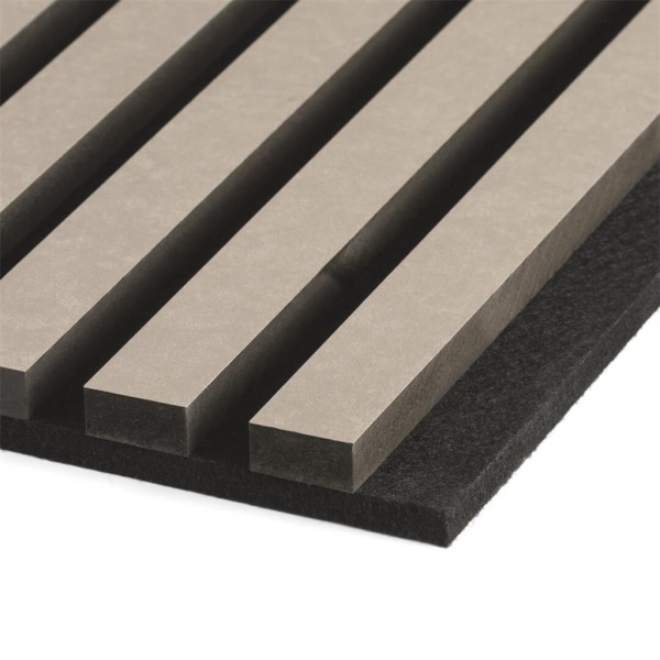 Lattenwand taupe 260x52,6 cm dikte 22mm